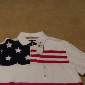 Tommy Hilfiger polo shirt American Flag